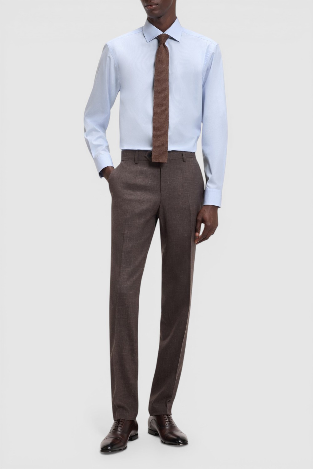 תמונת כל הלוק של חולצה מכופתרת בוס X דיוויד באקהם